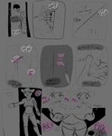 anthro bully bullying dialogue duo female first_person_view forced forced_transformation gender_transformation locker male mean transformation gua0gua0 max_(maxfloof) canid canine hyena mammal absurd_res comic hi_res sketch sketch_page