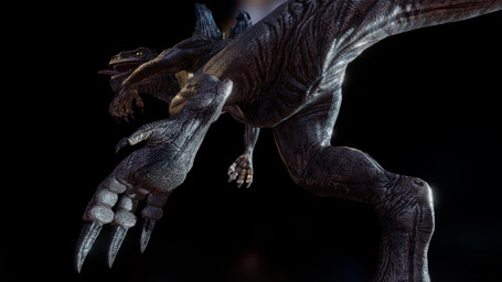 ambiguous_gender animal_genitalia claws cloaca feet feral genitals grey_body grey_scales hindpaw looking_at_viewer looking_back low-angle_view macro nude open_mouth paws scales sharp_teeth simple_background solo spines teeth toe_claws toes tongue tongue_out worm's-eye_view yellow_eyes salireths godzilla_(series) toho zilla kaiju reptile scalie 16:9 2015 3d_(artwork) digital_media_(artwork) widescreen