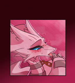 anthro blue_eyes blush chain female fur hair heart_symbol solo sticker sticker_pack tongue white_body white_fur white_hair adetuddymax nintendo pokemon generation_5_pokemon legendary_pokemon pokemon_(species) reshiram hi_res