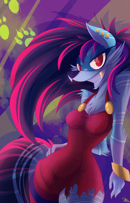 2015 abstract_background anthro blue_fur blue_hair blue_nose bracelet canine claws dress ear_piercing falleninthedark fangs female fur hair jayjay_(character) jewelry jiji_(character) legwear long_hair looking_at_viewer mammal piercing pink_hair red_eyes smile solo standing stockings stripes teeth were werewolf wide_hips wolf
Rating: Safe
Score: 38
User: Fur_in_the_dark
Date: January 19, 2015 2015 abstract_background anthro blue_fur blue_hair blue_nose bracelet canine claws dress ear_piercing falleninthedark fangs female fur hair jayjay_(character) jewelry jiji_(character) legwear long_hair looking_at_viewer mammal piercing pink_hair red_eyes smile solo standing stockings stripes teeth were werewolf wide_hips wolf
Rating: Safe
Score: 38
User: Fur_in_the_dark
Date: January 19, 2015