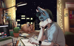 anthro drawing holidays inside listening_to_music male memories photo sitting snow solo maxizz christmas lo-fi_hip_hop_study_mix allister_smith_(woopaws) big_floppa lofi_hip_hop_radio_girl maxizz_(character) canid canine canis felid feline lynx mammal wolf 16:10 animated hi_res huge_filesize long_playtime sound webm widescreen