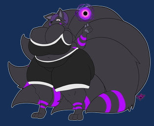 9_tails big_breasts big_butt black_hole breasts butt clothed clothing female huge_breasts huge_butt hyper hyper_breasts hyper_butt multi_tail tail thick_thighs snekkobean canid canine fox mammal absurd_res alpha_channel hi_res