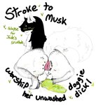 animal_genitalia_on_humanoid bodily_fluids breasts butt censor_bar censored_eyes crouching degradation directional_arrow female genitals gooning hair hypnosis knot masturbation masturbation_encouragement mind_control musk penis smegma solo sweat sweaty_butt tail ohgnoll homestuck ms_paint_adventures jade_harley animal_humanoid canid canid_humanoid canine canine_humanoid humanoid mammal mammal_humanoid absurd_res digital_media_(artwork) hi_res