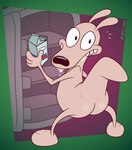 alternate_version_at_paywall anthro appliance big_butt butt caught fridge gavanzude hi_res kitchen_appliance looking_at_viewer looking_back looking_back_at_viewer macropod male mammal marsupial milk milk_carton nickelodeon nude raised_tail rear_view rocko's_modern_life rocko_rama solo tail teeth thick_tail wallaby