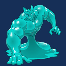 anthro big_muscles emril huge_muscles lycangoop macro macro_anthro male muscular muscular_male slime themadastronaut mythology canid canine goo_creature mammal mythological_canine mythological_creature werecanid werecanine werecreature werewolf 1:1 alpha_channel black_and_blue monochrome