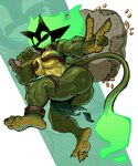 5_fingers 5_toes armor arrows barefoot big_breasts blue_body blue_skin bottomwear breast_squish breasts clothing countershade_feet countershade_hands countershading feet female fingers fire flaming_hair flaming_tail gesture glowing glowing_eyes glowing_sword glowing_tail gold_(metal) hand_gesture holding_sack horn humanoid_feet humanoid_hands loincloth melee_weapon not_furry plantigrade pseudo_hair sack shadow_face sharp_teeth short_stack simple_background skindentation soles solo squish sword tail teeth thick_thighs toes toothy_grin unconvincing_armor v_sign weapon wide_hips ceehaz gremlin_keeper demon humanoid imp 2025 5:6 absurd_res hi_res
