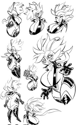 antennae_(anatomy) big_breasts big_butt bodysuit boots breasts butt cleavage clothed clothing curvy_figure eyewear female footwear hair high_heeled_boots high_heels huge_breasts humanoid_pointy_ears legwear pointy_ears shoes skinsuit solo thick_thighs thigh_boots thigh_highs tight_clothing voluptuous wide_hips theguywhodrawsalot valerie_(theguywhodrawsalot) alien alien_humanoid humanoid 2022 hi_res monochrome