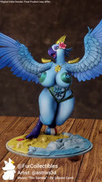 accessory advertisement anthro anthrofied areola avian_feet avian_legs beak bedroom_eyes big_breasts big_butt bird_legs blue_body blue_feathers blue_nipples breasts butt feathers feet female festivale flower flower_on_head genitals half-closed_eyes holidays looking_at_viewer metal_pasties narrowed_eyes navel nipple_armor nipple_covers nipples non-mammal_breasts non-mammal_nipples nude open_mouth plant pose presenting presenting_breasts presenting_hindquarters presenting_pussy pussy samba samba_outfit seductive smile smiling_at_viewer solo talons text thick_thighs toes winged_arms wings astrixs3d furcollectibles_store ultrahyper blue_sky_studios rio_(series) jewel_(rio) avian bird macaw neotropical_parrot parrot spix's_macaw true_parrot 3d_(artwork) 9:16 animated digital_media_(artwork) hi_res pinup short_playtime sound turntable_(animation) webm