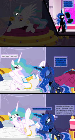 2014 absurd_res blush comic dialogue diaper english_text equine evilfrenzy female feral friendship_is_magic group hi_res horn horse mammal my_little_pony princess_celestia_(mlp) princess_luna_(mlp) sweat text urine winged_unicorn wings
Rating: Safe
Score: 4
User: Robinebra
Date: August 27, 2014 2014 absurd_res blush comic dialogue diaper english_text equine evilfrenzy female feral friendship_is_magic group hi_res horn horse mammal my_little_pony princess_celestia_(mlp) princess_luna_(mlp) sweat text urine winged_unicorn wings
Rating: Safe
Score: 4
User: Robinebra
Date: August 27, 2014