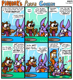 3_toes after_fight anthro argument beverage black_nose black_spots bottomwear braces brown_body brown_bottomwear brown_clothing brown_fur brown_hair brown_shorts buckteeth chef clothed clothed_anthro clothed_female clothing container cup delivery_(commerce) delivery_employee dialogue disposable_cup eyewear feet female food food_fight freckled_face freckles fully_clothed fully_clothed_anthro fully_clothed_female fur glasses gloves group hair handwear hat headgear headwear long_ears mad_scientist messy messy_hair name_tag orange_clothing orange_hat orange_headwear orange_shirt orange_topwear pigtails pink_nose pizza purple_clothing purple_shirt purple_topwear purple_vest sharp_teeth shirt shorts soda speech_bubble spots teeth text toes topwear trio undershirt vest wearing_glasses white_clothing white_gloves white_handwear work_uniform yelling yellow_body yellow_fur anotherartboy pioneer's_pizza chazz_mccheetah lizzy_rattington peppy_d'beaver american_opossum beaver cheetah felid feline mammal marsupial rodent virginia_opossum 2026 colored comic digital_media_(artwork) english_text hi_res