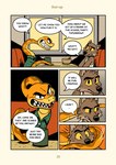 anthro canid canine canis comic dreamworks duo english_text feral hi_res male mammal mr._snake_(the_bad_guys) mr._wolf_(the_bad_guys) reptile saran_kit scalie snake speech_bubble text the_bad_guys wolf