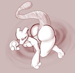 3_fingers anthro big_butt butt femboy fingers floating male nude simple_background solo tail thick_thighs sirphilliam nintendo pokemon generation_1_pokemon legendary_pokemon mewtwo pokemon_(species) absurd_res hi_res