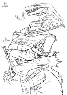 5_fingers angry anthro apode bared_fangs bared_teeth big_breasts black_sclera bound breaking_restraints breasts breasts_strap chest_strap claws crotch_strap exoskeleton female fingers forked_tongue gesture hand_gesture legless long_tongue looking_at_viewer middle_finger motion_lines non-mammal_breasts open_mouth pupils restraints ridged_mouth segmented_neck serpentine sharp_teeth shoulder_strap simple_background snake_hood snarling solo straitjacket supporting_breasts synthetic_muscles teeth tongue torn_straitjacket unusual_pupils vent_art white_background wrist_strap xenthetechnomorph xen_(xenthetechnomorph) draconcopode naga reptile robot_anthro scalie snake snake_naga 2025 absurd_res dated hi_res monochrome signature sketch