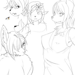 amber_eyes anthro areola black_and_white black_nose breasts canine cleavage clothed clothing digital_drawing_(artwork) duo female flower fur hair hair_over_eye hairpin licking licking_lips line_art looking_at_viewer mammal monochrome multiple_images nipple_bulge open_mouth opencanvas plain_background plant shirt sindoll sketch tongue tongue_out yellow_eyes
Rating: Safe
Score: 5
User: SkokiaanFox
Date: October 02, 2014 amber_eyes anthro areola black_and_white black_nose breasts canine cleavage clothed clothing digital_drawing_(artwork) duo female flower fur hair hair_over_eye hairpin licking licking_lips line_art looking_at_viewer mammal monochrome multiple_images nipple_bulge open_mouth opencanvas plain_background plant shirt sindoll sketch tongue tongue_out yellow_eyes
Rating: Safe
Score: 5
User: SkokiaanFox
Date: October 02, 2014