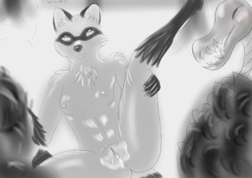 anthro anus bodily_fluids breasts clitoris cum cum_from_vagina cum_in_vagina cum_inside facial_markings female forest fur genital_fluids genitals head_markings inner_ear_fluff lying_on_ground markings nipples nude on_ground plant presenting presenting_vulva raised_leg shrub simple_background solo tail tree tuft vaginal_fluids vulva fluxfoxart rivals_of_aether lily_(rivals_of_aether) maypul mammal procyonid raccoon absurd_res digital_drawing_(artwork) digital_media_(artwork) hi_res signature sketch