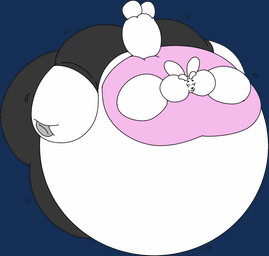 air_inflation anthro balls balls_expansion belly belly_expansion big_balls big_belly big_bulge big_butt big_cheeks big_penis big_tail black_bottomwear black_clothing black_shorts blue_nose body_inflation bottomwear bulge butt butt_expansion cheek_expansion clothing enjoying expansion eyebrows eyes_closed femboy floating genital_expansion genitals grey_hooves hooves huge_balls huge_belly huge_bulge huge_butt huge_cheeks huge_penis huge_tail hyper hyper_balls hyper_belly hyper_bulge hyper_butt hyper_cheeks hyper_genitalia hyper_inflation hyper_penis hyper_tail immobile inflation male penis penis_expansion pink_clothing pink_sweater pink_topwear puffed_cheeks shorts simple_background smile solo sunken_limbs sweater tail tail_expansion three-quarter_view tight_clothing topwear transparent_background white_body white_ears white_eyebrows white_tail roarbowildside microsoft ori_(series) xbox_game_studios garina_(reathe) guardian_spirit 2026 alpha_channel colored digital_media_(artwork) flat_colors