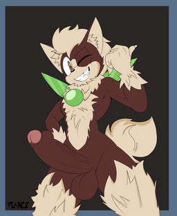 anthro balls big_balls big_penis brown_body brown_fur claws erection foreskin fur genitals grin humanoid_genitalia humanoid_penis looking_at_viewer male messy_fur one_eye_closed partially_retracted_foreskin penis sharp_teeth smile smiling_at_viewer solo teeth vein veiny_penis wink winking_at_viewer flamez sega sonic_the_hedgehog_(series) sonic_unleashed chip_(sonic) canid canine canis chihuahua domestic_dog gaia mammal toy_dog werecanid werecreature absurd_res hi_res