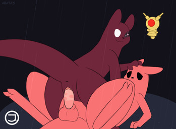 anus balls black_eyes bodily_fluids burn_scar cowgirl_position duo eye_scar facial_scar female female_on_top female_penetrated feral from_front_position genital_fluids genitals hand_on_head looking_back male male/female male_on_bottom male_penetrating male_penetrating_female nude on_bottom on_top penetration penile penile_penetration penis penis_in_vagina raining red_body scar semi-anthro sex simple_background smile tail tail_anus vaginal vaginal_fluids vaginal_fluids_on_penis vaginal_penetration vulva white_eyes ahatas rain_world videocult artificer_(rain_world) hunter_(rain_world) slugcat 2d_animation animated frame_by_frame hi_res loop signature