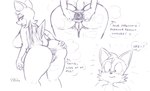 age_difference anthro anus big_butt breasts butt dialogue duo female gaping gaping_anus genitals goatse looking_at_butt male nude older_female pussy spread_anus spread_butt spreading text younger_male val-cat sega sonic_the_hedgehog_(series) miles_prower rouge_the_bat bat canid canine fox mammal english_text