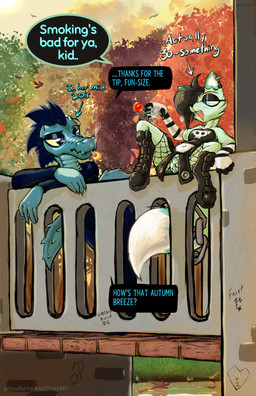 alternative_fashion arm_warmers armwear autumn black_boots black_clothing black_eyeshadow black_footwear black_hair black_topwear bodily_fluids bone boots bottomwear bridge candy chain cigarette clitoris clothed clothing commando day dessert detailed_background ear_piercing ear_ring eyeshadow female fishnet_clothing food footwear genitals glistening_eyelids goth hair hair_over_eye leather leather_boots leather_clothing leather_footwear lollipop long_sleeves makeup midriff multi_nipple navel nipples one_eye_obstructed outside piercing ring_piercing river saliva shoes sitting skimpy skirt skull standing text topwear vulva whiskers frist44 chikn_nuggit night_in_the_woods bea_santello slushi_(chikn_nuggit) canid canine crocodile crocodilian fox mammal reptile scalie english_text hi_res