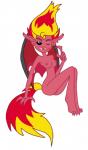 breasts female flirting humanoid_pointy_ears long_tongue membrane_(anatomy) membranous_wings nipples not_furry one_eye_closed pointy_ears sharp_teeth sitting smile solo teeth tongue tongue_out wings wink kog_smut equestria_girls hasbro my_little_pony demon_shimmer_(eg) sunset_shimmer_(eg) demon humanoid