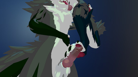 ahegao anthro duo ear_penetration genitals incest_play knot knotted_penis looking_pleasured male male/male paws penetration penis novabeast 16:9 absurd_res hi_res shaded widescreen
