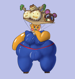 anthro balls bdsm big_balls bodypaint bound confusion duo female food food_gag gag genitals huge_balls hyper hyper_balls hyper_genitalia jack-o'-lantern male male/female painted_balls plant tied_balls turnip vegetable linebore animal_crossing nintendo daisy_mae_(animal_crossing) tom_nook_(animal_crossing) canid canine domestic_pig humanoid mammal raccoon_dog suid suine sus_(pig) tanuki