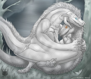 against_natural_surface against_surface against_tree ambiguous_gender blue_eyes cuddling duo feet female feral forest hindpaw male male/female paws plant red_eyes tail tree mel21-12 european_mythology jurassic_park jurassic_world mythology universal_studios dinosaur dragon indominus_rex mythological_creature mythological_scalie prehistoric_species reptile scalie theropod western_dragon wyvern absurd_res greyscale hi_res monochrome