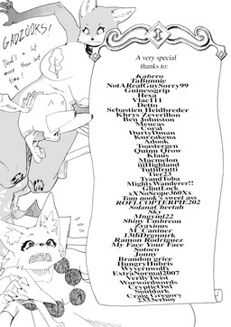 anthro big_breasts bone breasts bulging_eyes female female/female group huge_breasts hyper hyper_breasts male male/female markings skeleton trio realius bakki_(realius) animated_skeleton canid canine fox mammal undead comic halftone hi_res line_art monochrome pen_(artwork) traditional_media_(artwork)