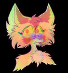 anthro chest_tuft eyelashes eyewear fur glasses looking_at_viewer orange_body orange_fur simple_background solo tan_body tan_fur tongue tongue_out transparent_background tuft yellow_sclera acacia_dune acacia felid feline felis mammal sand_cat alpha_channel hi_res