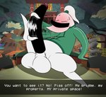 anthro balls big_balls big_penis blush bodily_fluids censored_eyes censored_genitalia censored_penis dialogue exhibitionism genital_fluids genitals huge_balls huge_penis humanoid_genitalia humanoid_penis laid_back male masturbation penis precum presenting_genitalia public public_masturbation public_nudity solo spread_legs spreading sweat sweatdrop text mikey6193 ena:_dream_bbq ena_(series) hoarder_alex_(ena) censored english_text hi_res