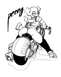 aged_up bedroom_eyes biker breasts clothing female footwear gun half-closed_eyes horn jacket leaning leaning_forward legwear looking_at_viewer looking_back motorcycle narrowed_eyes not_furry pose ranged_weapon rear_view seductive sitting smile socks solo spread_legs spreading text thong topwear underwear vehicle weapon wings kimsan-stuff cartoon_network the_amazing_world_of_gumball penny_fitzgerald fairy humanoid 2018 digital_media_(artwork) monochrome source_request unavailable_at_source