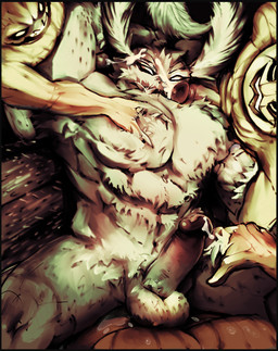 abs anal anal_penetration anthro balls black_border bodily_fluids border cum cum_on_face cum_while_penetrated ejaculation erection first_person_view fluffy food fruit gangbang genital_fluids genitals group group_sex hand_behind_head hand_on_chest hand_on_leg hands-free humanoid_genitalia humanoid_penis male male/male male_penetrated male_penetrating male_penetrating_male muscular muscular_anthro muscular_male nude oral orgasm pecs penetrating_pov penetration penis plant pumpkin sex custapple animate_inanimate arthropod elemental_creature elemental_humanoid flora_fauna food_creature humanoid insect lepidopteran living_fruit moth plant_humanoid digital_media_(artwork) hi_res