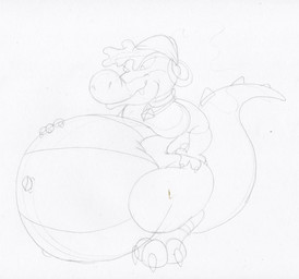 anthro belly belly_gem big_belly breasts claws clothing female gem hair huge_belly hyper hyper_belly hyper_pregnancy jewelry necklace non-mammal_breasts overweight overweight_anthro overweight_female pregnant scales solo ventral_scales virus-20 sly_cooper_(series) sony_corporation sony_interactive_entertainment sucker_punch_productions mz._ruby alligator alligatorid crocodilian reptile scalie 2012 sketch traditional_media_(artwork)