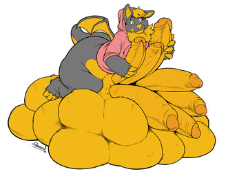 7_penises anthro ball_growth balls big_balls big_penis clothing foreskin genital_growth genitals growth hoodie huge_balls huge_penis humanoid_genitalia humanoid_penis hyper hyper_balls hyper_genitalia hyper_penis male multi_balls multi_genitalia multi_penis partially_retracted_foreskin penis penis_growth retracted_foreskin solo topwear dawmino bit_(bazz) bat mammal