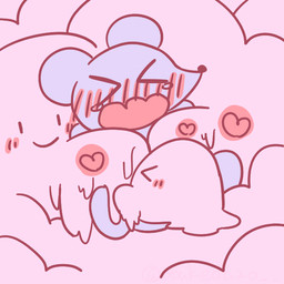 >_< ambiguous/ambiguous ambiguous_gender blush bodily_fluids chibi eyes_closed feral group group_sex heart_symbol open_mouth sex smile tears text threesome trio obakedazo ghost mammal mouse murid murine rodent spirit 1:1 2016 2d_animation animated flat_colors frame_by_frame loop pink_theme translated