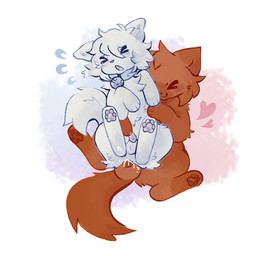>o< anal anal_penetration anus balls bell bell_collar blush blush_lines bodily_fluids cheek_tuft collar cum cum_in_ass cum_inside dominant dominant_feral dominant_male duo facial_tuft feral forced fur genital_fluids genitals gloves_(marking) handjob handjob_while_penetrating head_tuft leg_markings male male/male male_rape male_raped markings orange_body orange_fur pawpads penetration penile penile_penetration penile_spines penis penis_in_ass precum pushing_away rape sex small_penis socks_(marking) spread_legs spreading striped_markings stripes submissive submissive_feral submissive_male sweat sweatdrop tears tuft wearing_collar white_body white_fur white_pawpads conditional_dnp waterthissport warriors_(book_series) fan_character sealfluff_(littleperrito) domestic_cat felid feline felis mammal hi_res
