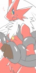 anthro anthrofied blue_eyes breasts chest_tuft female fur non-mammal_breasts pokemorph pubes red_body red_fur simple_background solo tentacles tuft under_boob white_background salt_(artist) nintendo pokemon avian bird blaziken generation_3_pokemon pokemon_(species) 1:2 low_res