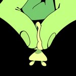 ambiguous_gender armless crush duo fingernails fingers green_body green_skin head_crush head_squeeze micro nails not_furry yellow_body discount-supervillain cartoon_network steven_universe peridot_(steven_universe) smolidot gem_(species) human mammal peridot_(gem_species) 1:1