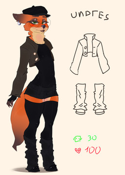 anthro black_clothing black_legwear black_stockings bodysuit bottomwear clothing ear_piercing eyewear femboy fur glasses jacket legwear like_goal makeup male piercing red_body red_fur shorts skinsuit solo stockings tight_clothing topwear undressing bisamon disney zootopia nick_wilde canid canine fox mammal red_fox true_fox absurd_res hi_res