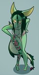 accessory anthro big_breasts blush breasts female flower flower_in_hair green_body green_hair hair hair_accessory nipples non-mammal_breasts non-mammal_nipples petals pink_eyes pink_nipples plant pokemorph solo tattoo thick_thighs undressing_self wide_hips etor3cart nintendo pokemon kalais_(boredomtool) generation_5_pokemon pokemon_(species) serperior 2022 digital_media_(artwork) hi_res