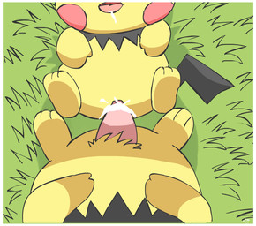 anthro bird's-eye_view border female fur genitals high-angle_view loli male male/female penetration penis perspective shota vulva white_border young young_anthro young_female young_male pichu90 nintendo pokemon generation_2_pokemon mammal pichu pokemon_(species) rodent