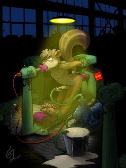 5_toes anal anal_penetration anthro bad_end barefoot bdsm bodily_fluids bondage bondage_furniture bound brown_body brown_fur cuff_(restraint) cum cum_collecting cumshot dildo ejaculation erection factory feet foot_fetish forced forced_orgasm fucking_machine fur furniture genital_fluids genitals hair long_term machine male markings milking_machine multicolored_body multicolored_fur nude open_mouth oral orgasm overstimulation penetration penile penis penis_milking plantigrade pump restrained restraints sex_toy shackles simple_background slave soles solo striped_body striped_fur striped_markings striped_tail stripes submissive submissive_male tail tail_markings text tickle_torture tickling tickling_feet tickling_machine toes torture tube two_tone_body two_tone_fur bdsmtoall egger mammal rodent sciurid tree_squirrel 2017 3:4 digital_drawing_(artwork) digital_media_(artwork) english_text
