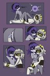after_sex afterglow anus bodily_fluids cuddling cum cum_inside female genital_fluids hair impregnation machine male male/female nude partial_nudity purple_eyes purple_hair simple_background sleeping vaginal white_body white_hair yellow_eyes mikansfw glitch_productions murder_drones n_(murder_drones) nori_(murder_drones) humanoid robot robot_humanoid 2:3 absurd_res comic hi_res