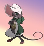 alchemist basket big_ears claws container female fur holding_basket holding_container holding_object simple_background tail toe_claws white_body white_fur mystalker mammal mouse murid murine rat rodent digital_drawing_(artwork) digital_media_(artwork) full-length_portrait portrait