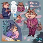 anthro cigarette clothing logo male necktie rubber_band smoking suit text crystal_ice illumination_entertainment sing_(movie) jerry_(sing) domestic_cat felid feline felis mammal 1:1 comic english_text hi_res