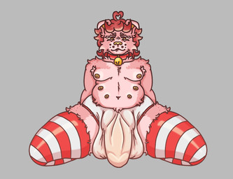 6_nipples animal_genitalia anthro aroused aroused_face balls_outline bell bell_collar belly belly_nipples bite biting_lip boxers_(clothing) briefs bulge canine_genitalia clothed clothing collar detailed_bulge erection erection_under_clothing femboy fluffy freckles fur genital_outline genitals kneeling knot_outline legwear male moobs multi_nipple navel nipples pattern_clothing pattern_legwear pattern_thigh_highs penis_outline pink_body pink_fur slightly_chubby slightly_chubby_male solo striped_clothing striped_legwear striped_thigh_highs stripes thigh_highs underwear underwear_only wearing_collar white_clothing white_underwear dawgluvr canid canine canis domestic_dog mammal hi_res unfinished