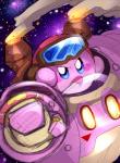 angry armor clothing eyewear goggles hat headgear headwear machine male mecha not_furry open_mouth smoke solo halgalaz kirby:_planet_robobot kirby_(series) nintendo kirby alien waddling_head 2016