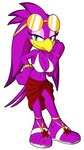 5_toes beachwear bikini breasts cleavage clothed clothing feet female flip_flops footwear midriff navel sandals sarong shoes solo swimwear toes two-piece_swimsuit foot_ninja15 sega sonic_riders sonic_the_hedgehog_(series) wave_the_swallow avian bird humanoid hi_res