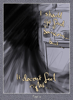 anthro appliance creepy darkness first_person_view fridge hallway inside kitchen kitchen_appliance male microwave_oven offscreen_character offscreen_male shadow solo text young young_anthro young_male zero_pictured dasherslash andy_(dasherslash) mammal mustelid otter 2025 comic digital_media_(artwork) english_text hi_res monochrome